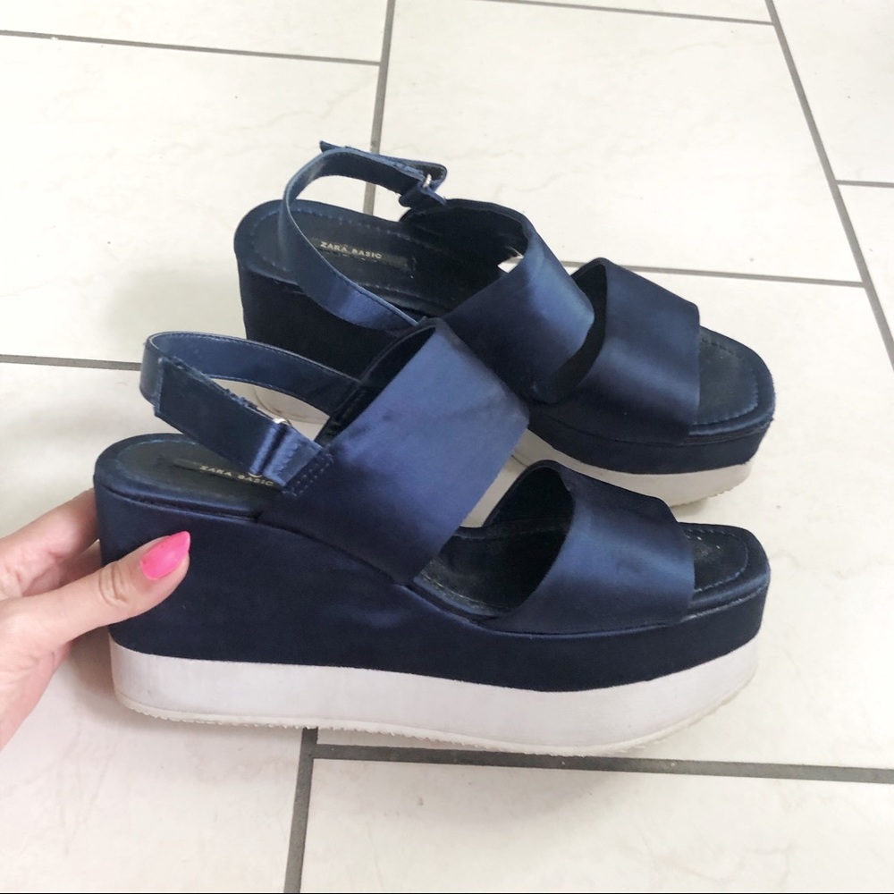 Zara | Satin Platform Sandals